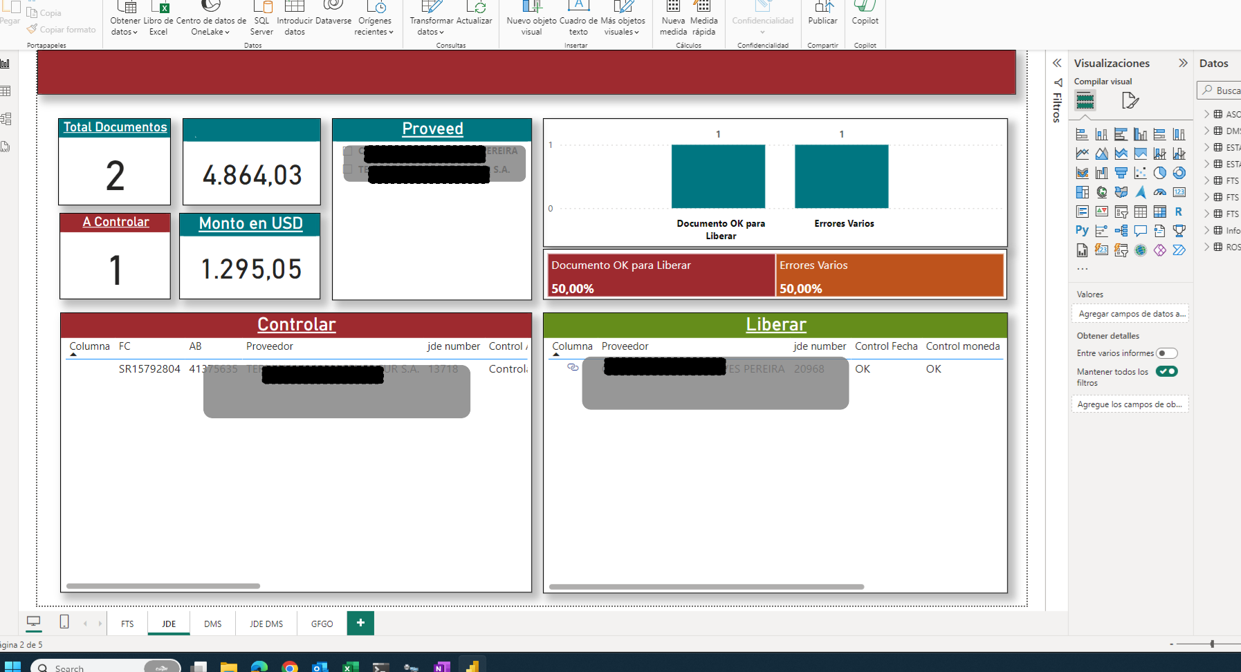 Dashboard Power BI - Análisis de Pagos