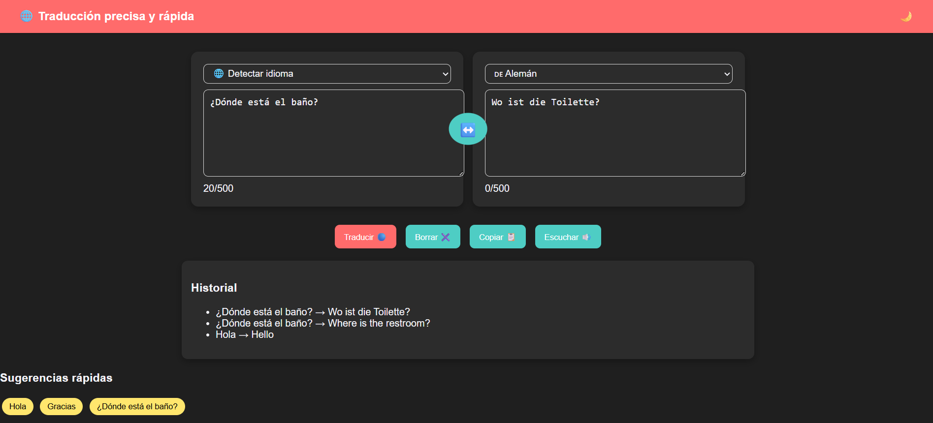 API de traduccion en Python